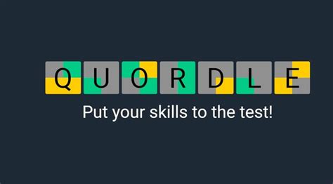 Get every answer organized by month, in this complete Wordle archive. . Quordle answer